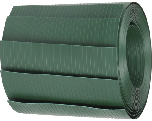 Bandes occultantes Konsta pour panneau rigide double fil PVC 5 bandes 250 x 19,2 cm vert