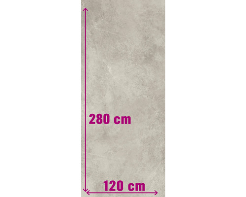 Feinsteinzeug Wand- und Bodenfliese Montreal 120 x 280 x 0,6 cm silver matt