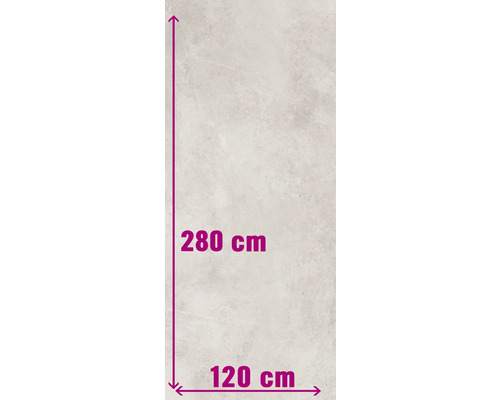 Carrelage sol et mur en grès cérame fin Montreal 120 x 280 x 0,6 cm white mat