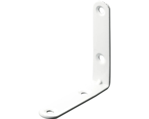 Stuhlwinkel 15 x 70 x 70 mm Stahl weiß 25 Stück