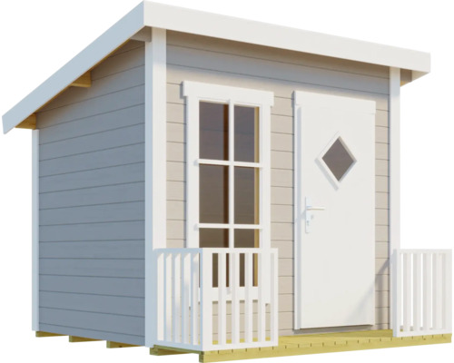 Abri de jardin en bois avec fenêtre et porte
