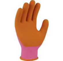 Kinderhandschuh FloraSelf Floralie Gärtnern mit Kids Uni Gr. 6 orange pink