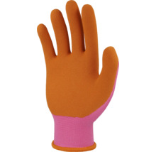 Kinderhandschuh FloraSelf Floralie Gärtnern mit Kids Uni Gr. 4 orange pink