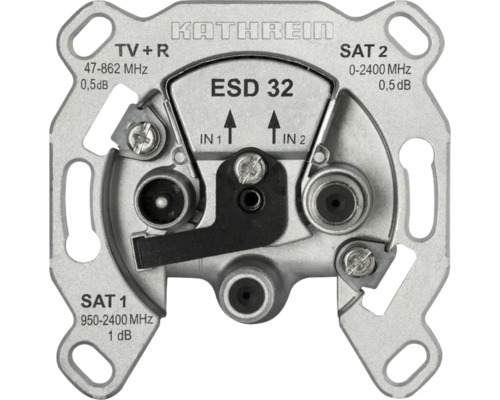 Kathrein ESD32 Prise 3 trous Radio/TV/Twin SAT