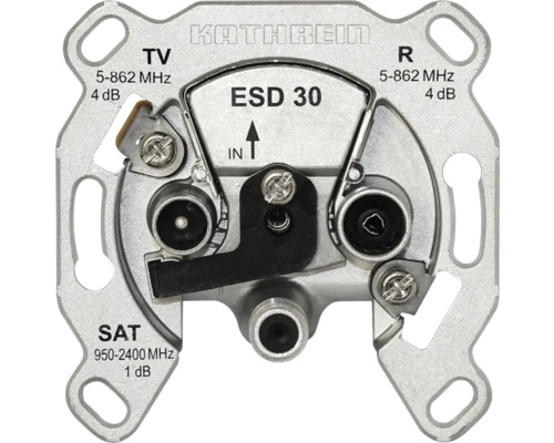 Kathrein ESD30 Prise 3 trous Radio/TV/SAT