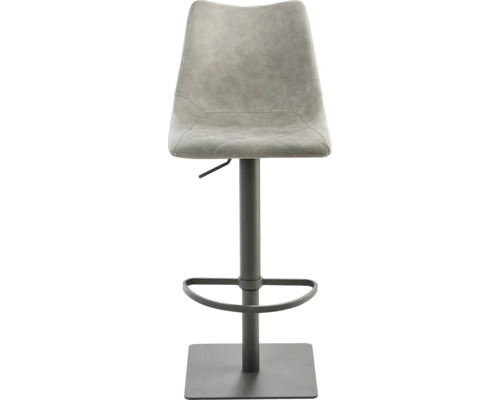 Tabouret de bar avec revêtement, repose-pieds et pied réglable en hauteur