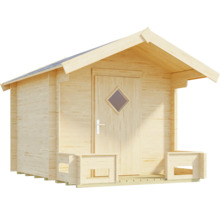 Abri de jardin en bois avec porte et fenêtre