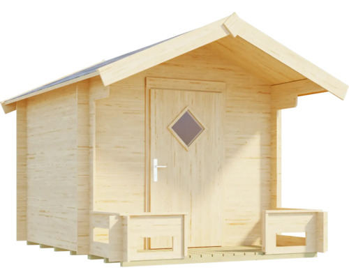 Abri de jardin en bois avec porte et fenêtre