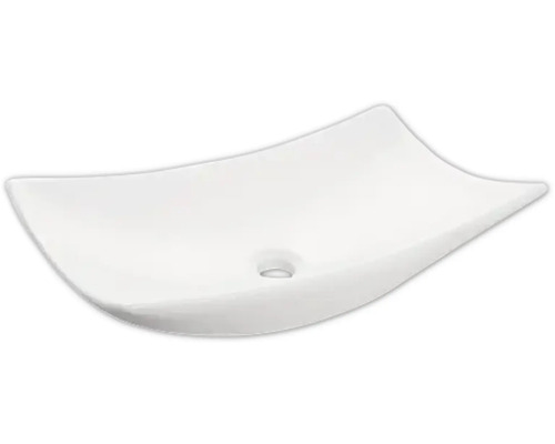 Vasque à poser Jungborn VERONICA 57 cm blanc avec revêtement nano