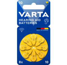Batterie Varta VARTA Hörgeräte Batterie 10 Zink-Luft 1,45 V 8 Stück