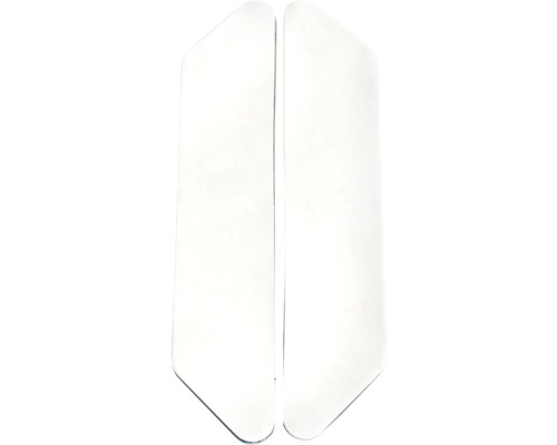 Deux profilés d''angle blancs