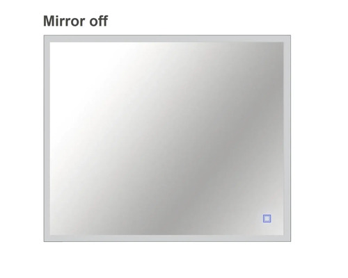 Miroir avec éclairage Cordia SQUARE LINE 80 x 65 cm noir IP 44