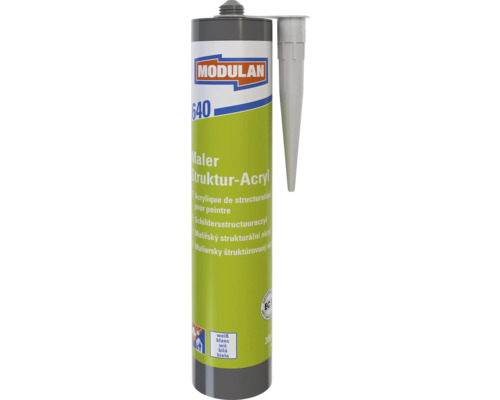 Acrylique de structuration pour peintre MODULAN 640 blanc 300 ml