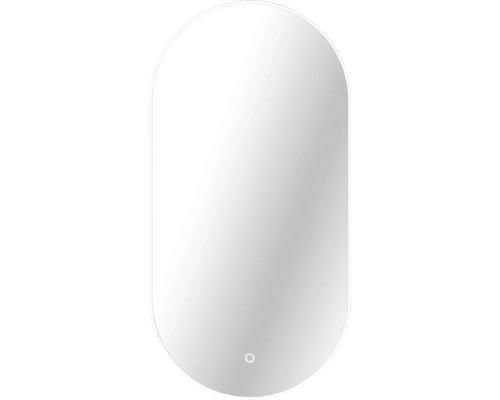 Miroir ovale avec éclairage