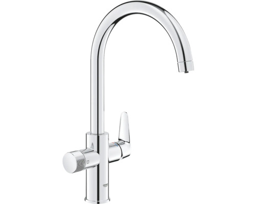 GROHE Küchenarmatur mit Filterfunktion STARTCURVE chrom 30601000 Einzelarmatur ohne Filter