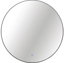 Miroir avec éclairage Cordia ROUND LINE BACKLIGHT Ø 60 cm noir IP 44