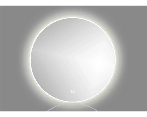 Miroir avec éclairage Cordia ROUND LINE BACKLIGHT Ø 80 cm blanc IP 44