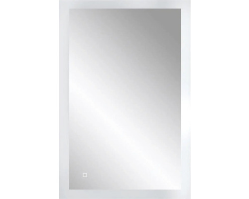 Miroir rectangulaire avec éclairage pour la salle de bains