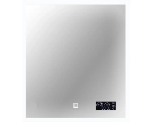 Miroir avec éclairage Cordia SMART LINE 60 x 65 cm argent IP 44