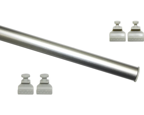 Tringle à rideaux avec matériel de fixation