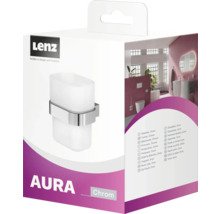 Lenz Aura Gobelet porte-brosse à dents mural, chrome