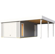 Garage en bois avec annexe