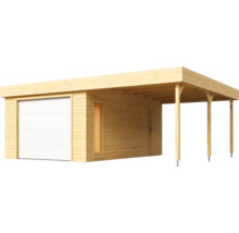 Garage en bois avec annexe