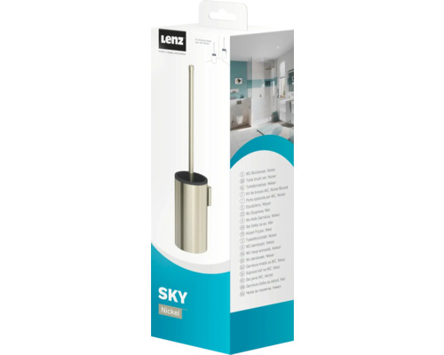 Emballage d''un set de brosse de toilette en nickel