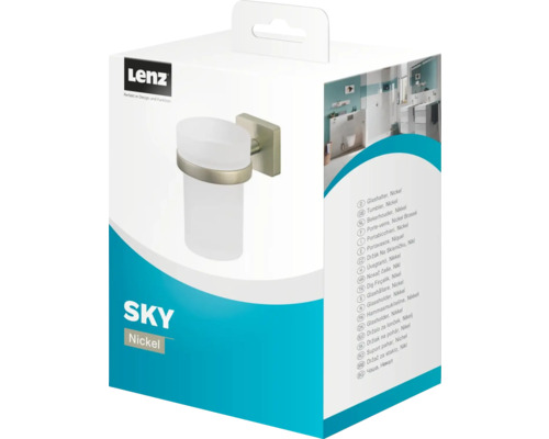 Verpackung eines Zahnputzbechers aus Nickel