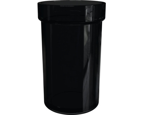 Schwarzer Kunststoffbehälter