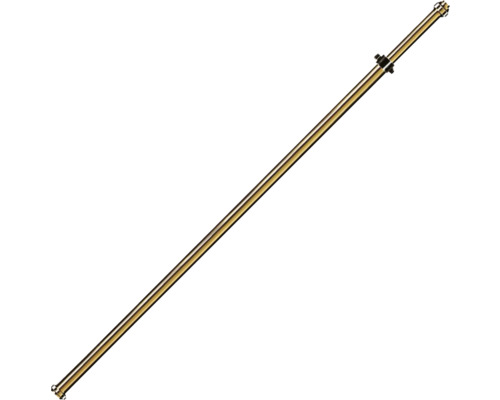 Metallstange mit Halterungen zur Befestigung von Zubehör