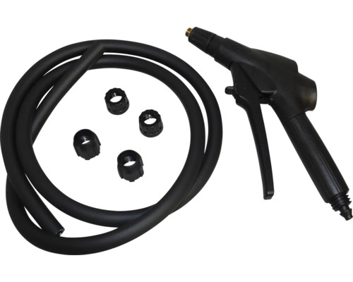 Sandstrahlpistole mit Schlauch und Düsen