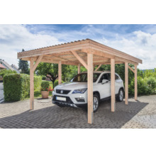 Carport simple en sapin de Douglas Taille 1 338 x 572 cm naturel