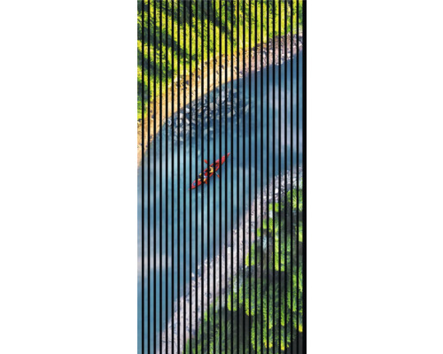 Panneau acoustique impression numérique Fleuve 01 2400 x 1133 x 19 mm set = 2 panneaux individuels