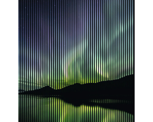 Panneau acoustique impression numérique Aurora 1 2400 x 2253 x 19 mm set = 4 panneaux individuels