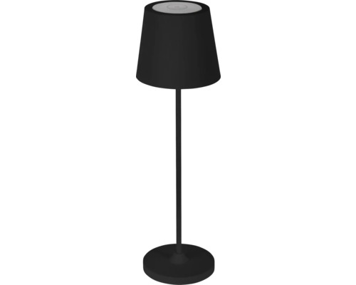 Lampe de table LED IP44 5,9 W 175 lm CCT teintes de blanc réglables avec touche noire, avec câble de charge USB-C