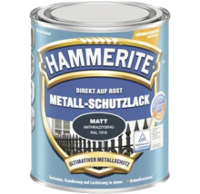 Laque de protection pour métaux HAMMERITE gris anthracite mat 750 ml
