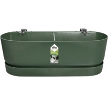 Jardinière de balcon en plastique avec support