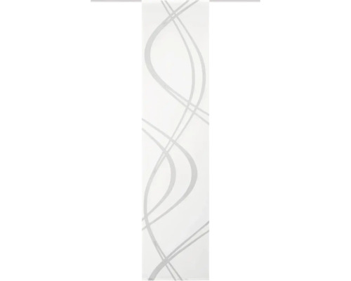 Panneau coulissant avec motif ondulé