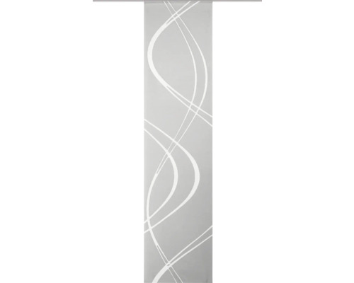 Panneau coulissant avec motif ondulé