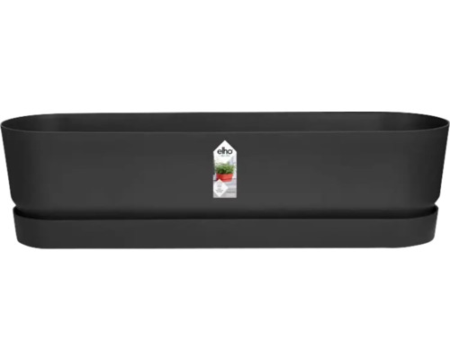 Jardinière rectangulaire avec soucoupe