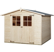 Gartenhaus weka 316 Gr. 5 inkl. Fußboden 290 x 318 cm natur