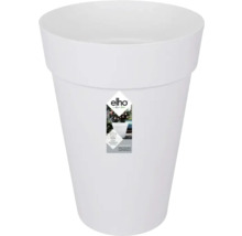 Weißer Blumentopf mit Elho Logo