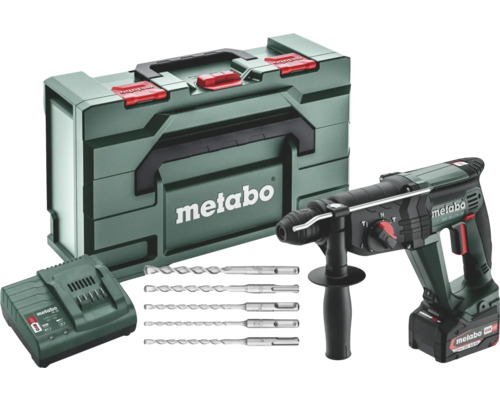 Akku - Bohrhammer Metabo 18V SDS-plus (4 Ah), inkl. 1 Akku und Ladegerät