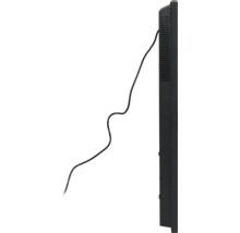 Vue latérale d''un radiateur avec câble d''alimentation