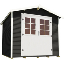 Gartenhaus weka 218 Gr. 3 inkl. Fußboden 320 x 269 cm anthrazit