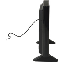 Radiateur électrique avec câble d''alimentation vu de côté