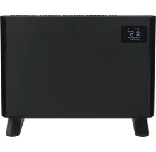 Convecteur noir avec affichage numérique