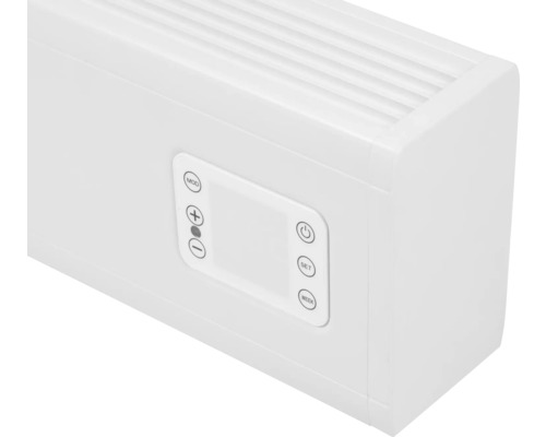 Vue détaillée d''un radiateur avec des éléments de commande