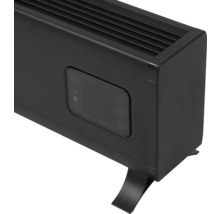 Vue détaillée d''un convecteur avec écran et pieds